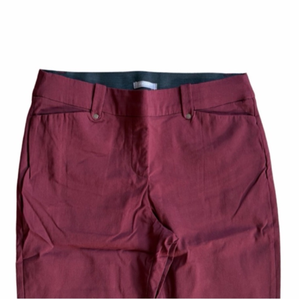 Women’s Burgundy Pants - Picture 3 of 6